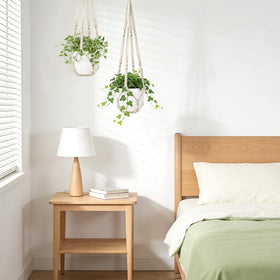 Outdoor-friendly display for patios and balconies with Dahey hangers