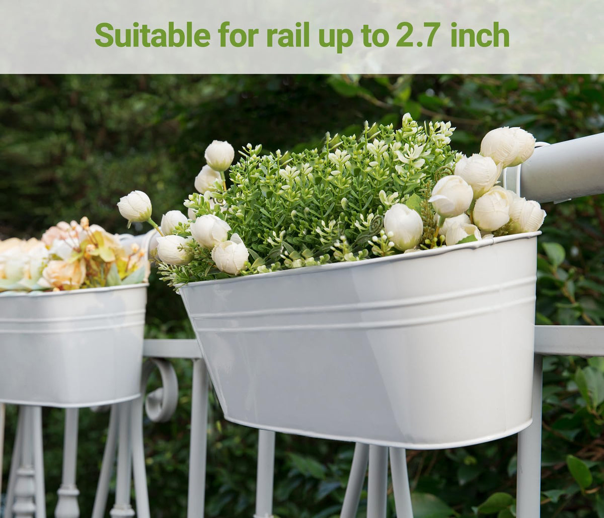 Dahey planter with drainage holes prevents water buildup for plants