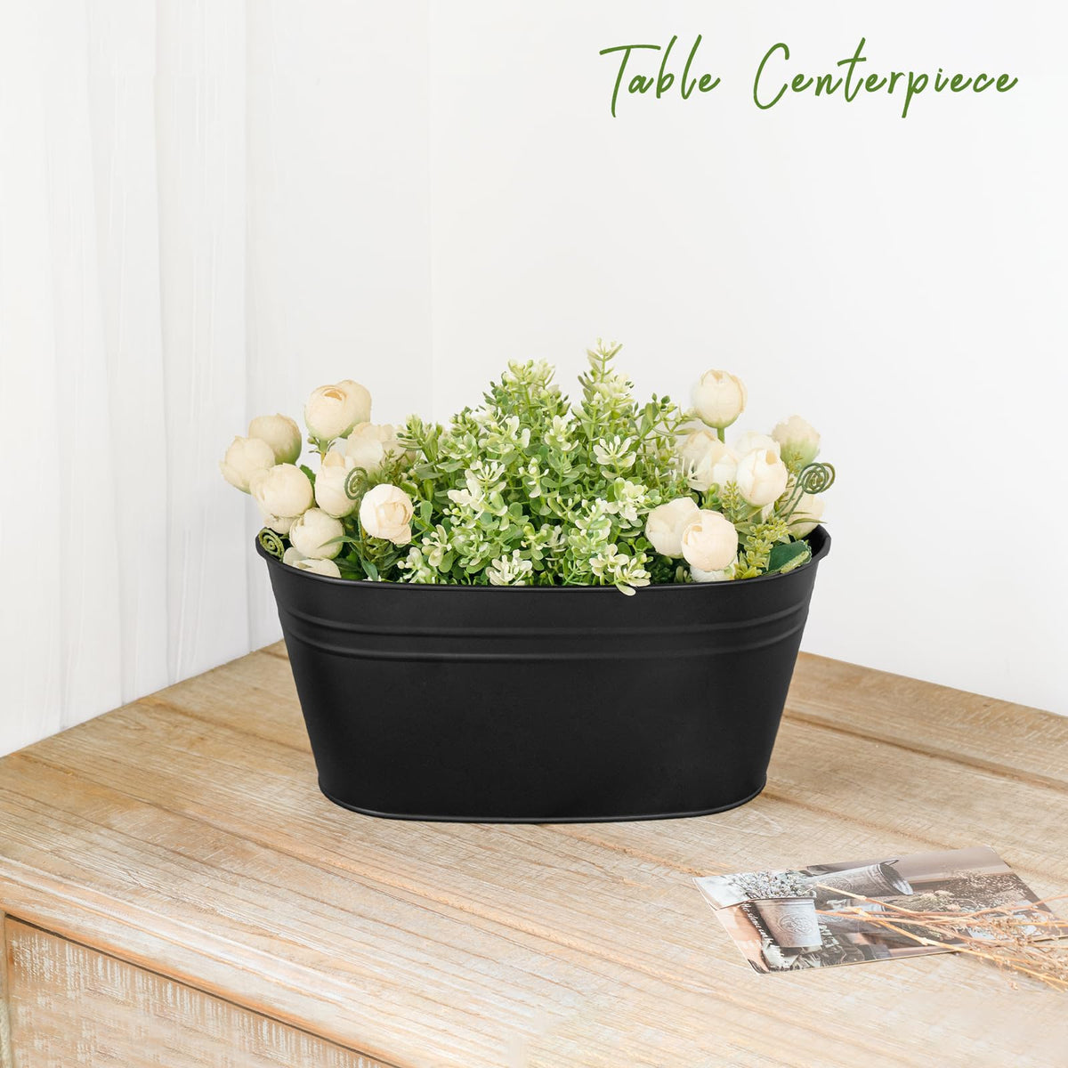 Dahey rail-hanging planter installed on a porch railing saves space