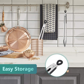 Daily Kisn dishwasher-safe tongs simplify cleanup after grilling.