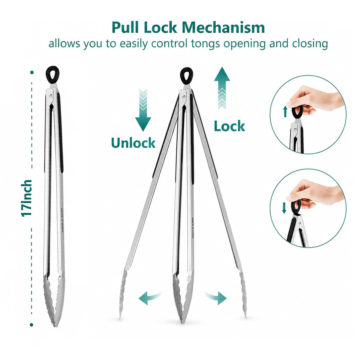 Daily Kisn pull-ring locking mechanism prevents accidental opening.