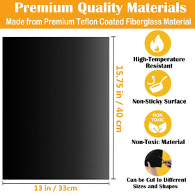 Dailyart grill mats heat resistant up to 500°F for versatile grilling