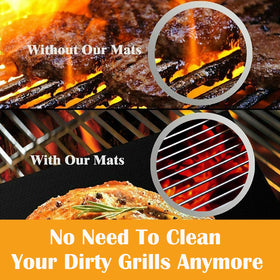 Dailyart grill mats are reusable and wipe clean after cooking