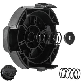 Dairrr Fuuu cap cover in black for Dewalt trimmer heads, quick replacement.