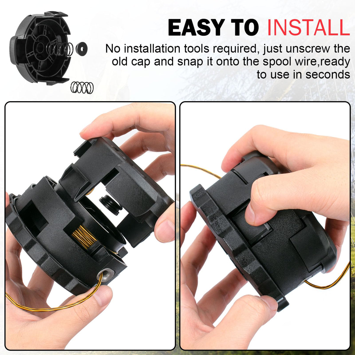 Dairrr Fuuu DWO1DT995 durable ABS shot, wear-resistant cap for extended service life.