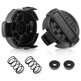 Dairrr Fuuu DWO1DT995 head cap closeup, durable ABS for longer weed wacker life.