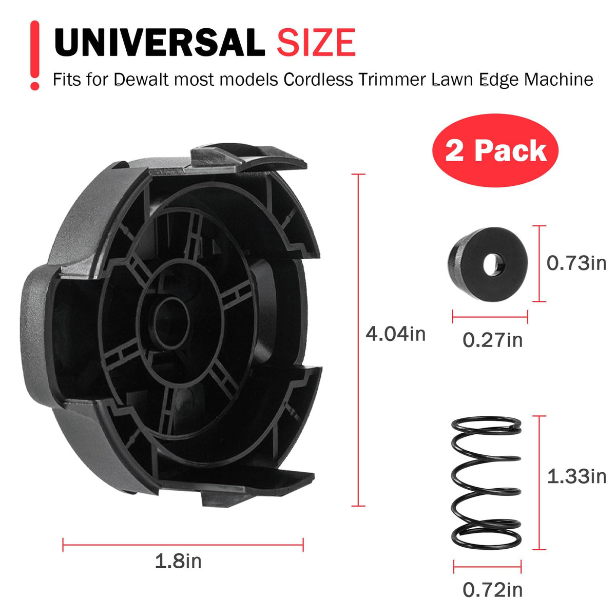 Dairrr Fuuu DWO1DT995 spring-cap pack, compatible with DCST922P1 for easy maintenance.