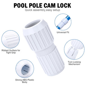 Dairrr Fuuu ergonomic cam lock grip enhances control during cleaning.