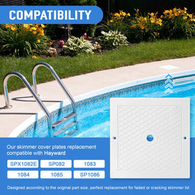 Dairrr Fuuu heavy-duty plastic skimmer cover adds long-lasting protection.