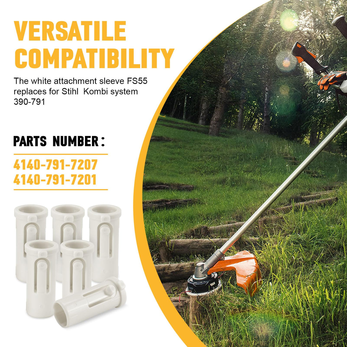 Dairrr Fuuu FS55 sleeve replacement for easy, tool-free installation.