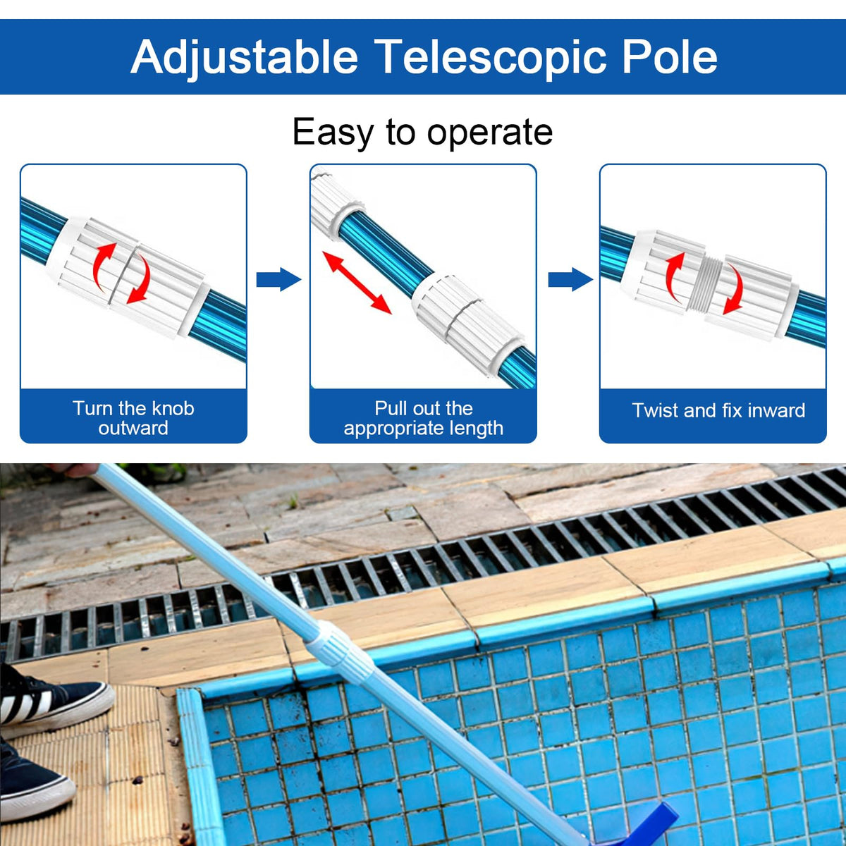 Dairrr Fuuu two-section pole compatibility fits most standard poles.