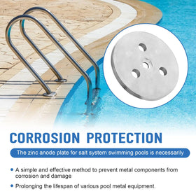 Dairrr Fuuu zinc anode plate with mounting holes for easy installation.