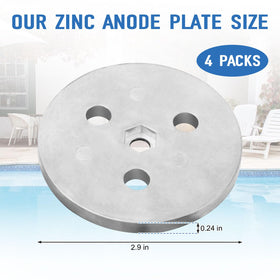 Dairrr Fuuu zinc anode plate mounting holes ready for secure attachment.
