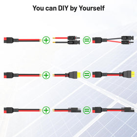 Daitoku Anderson 30A extension for outdoor solar setups.