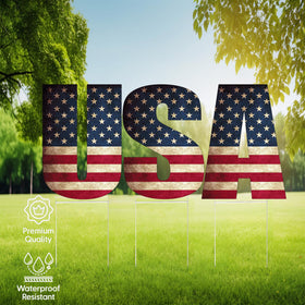 DAJDC weatherproof yard sign withstands sun and rain for lasting use.