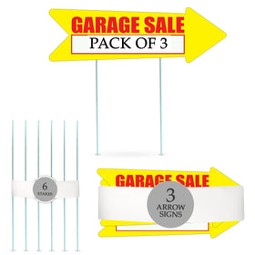 DAJDC weatherproof ink ensures outdoor durability during yard and garage sales