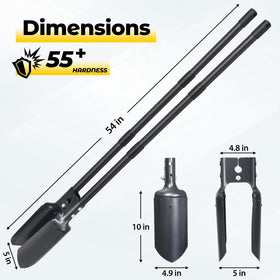 DAKEPOLE extended reach reduces bending during planting.