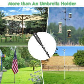 DAKEPOLE galvanized steel anchor resists rust in coastal and garden conditions.