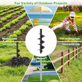 DAKEPOLE auger performs in various soils, from sandy to compact.