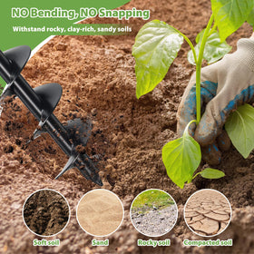 DAKEPOLE versatile tool for fencing, planting, yard tasks.