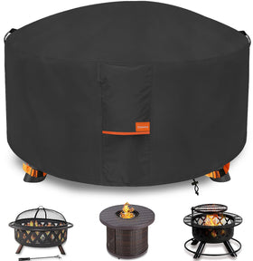 Dalema fire pit cover round 48in diameter protects your fire pit from rain and debris.
