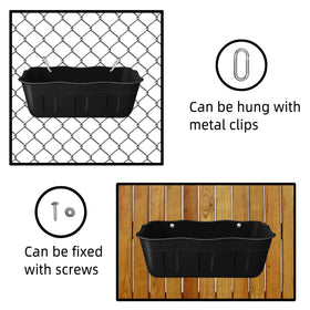 DallerSoode BPA-free plastic feeder for durable, safe use.