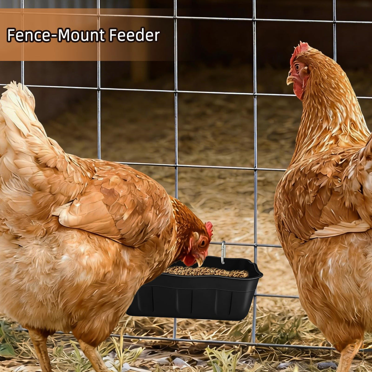 DallerSoode small animal feeder ideal for quail and rabbits in cages.