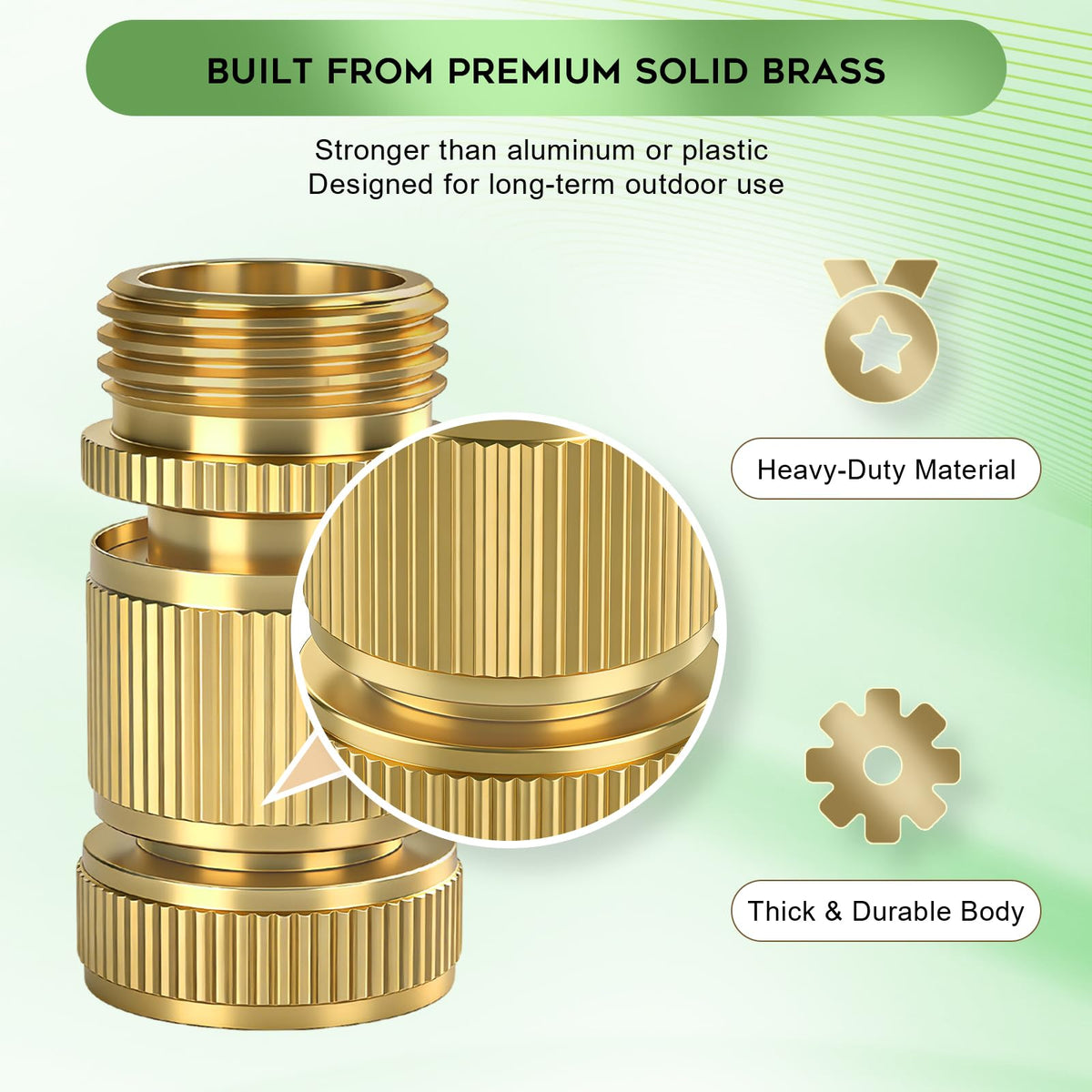 Dalmbox 3-4-in GHT thread close-up shows standard hose compatibility.