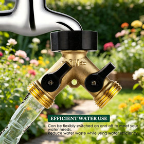 Dalmbox dual valves offer independent control for flexible watering.