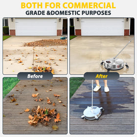 Dalmbox flexible splash skirt minimizes overspray to protect nearby surfaces.