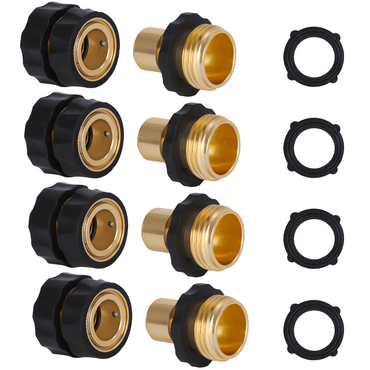 Dalmbox garden hose quick connector set for easy hose swaps and efficient watering.