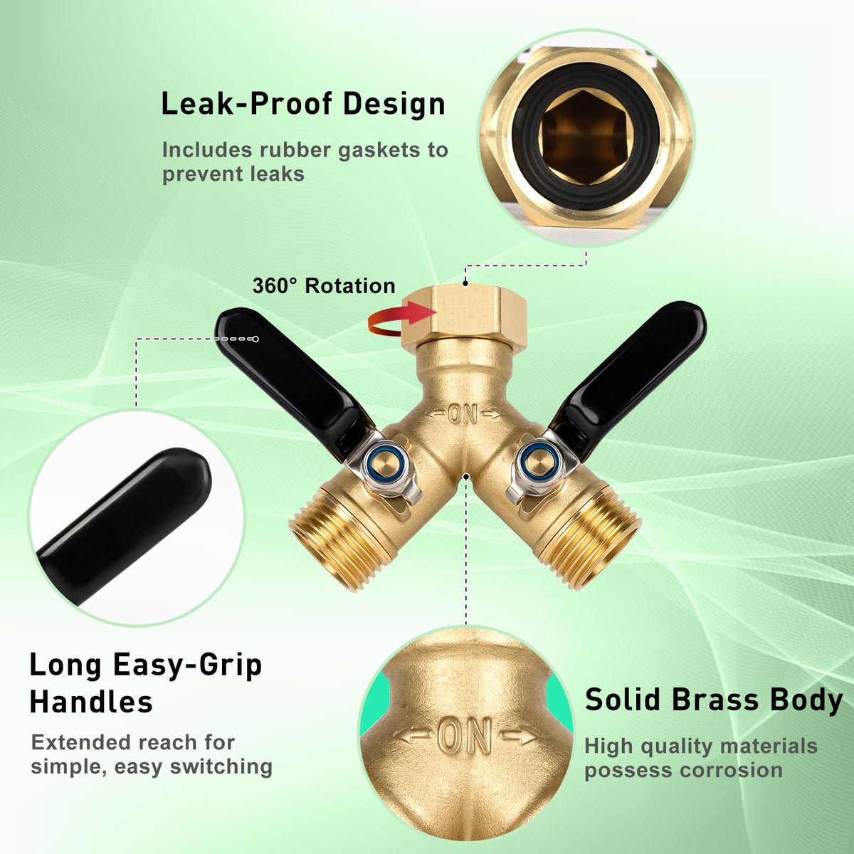 Dalmbox multi-hose watering setup supports two hoses simultaneously
