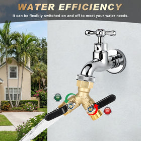 Dalmbox outdoor faucet adapter for versatile garden use