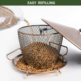 DALOHOMI rust-resistant metal construction withstands year-round weather and rustic charm.