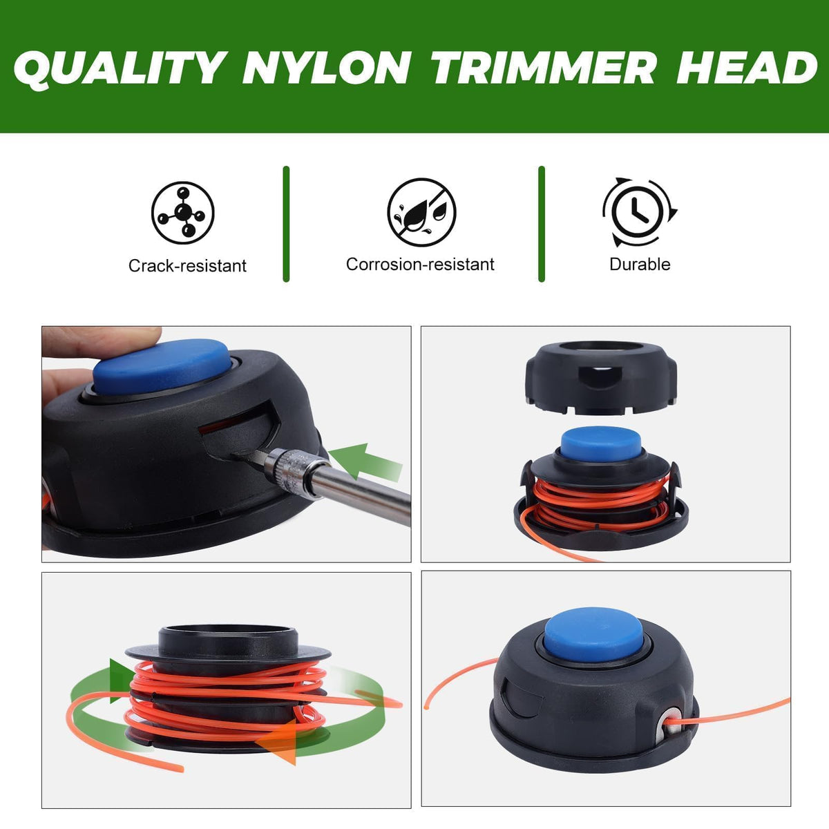 Left hand thread feature on Dalom 128LD for secure mounting