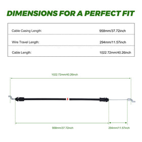 Dalom blade control cable on Craftsman 247-series mower showing compatibility