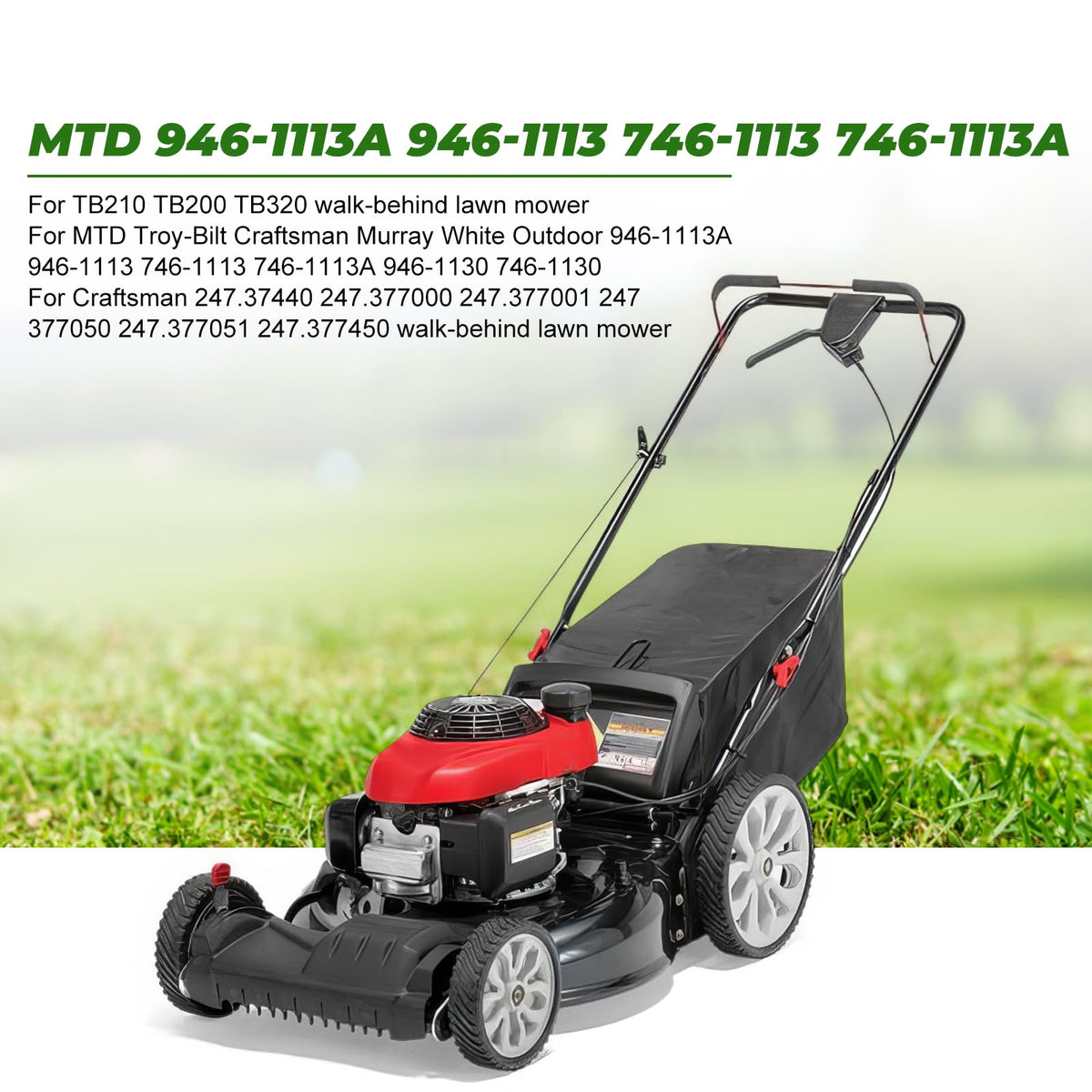 Dalom blade control cable installed on TB210 mower for easy replacement