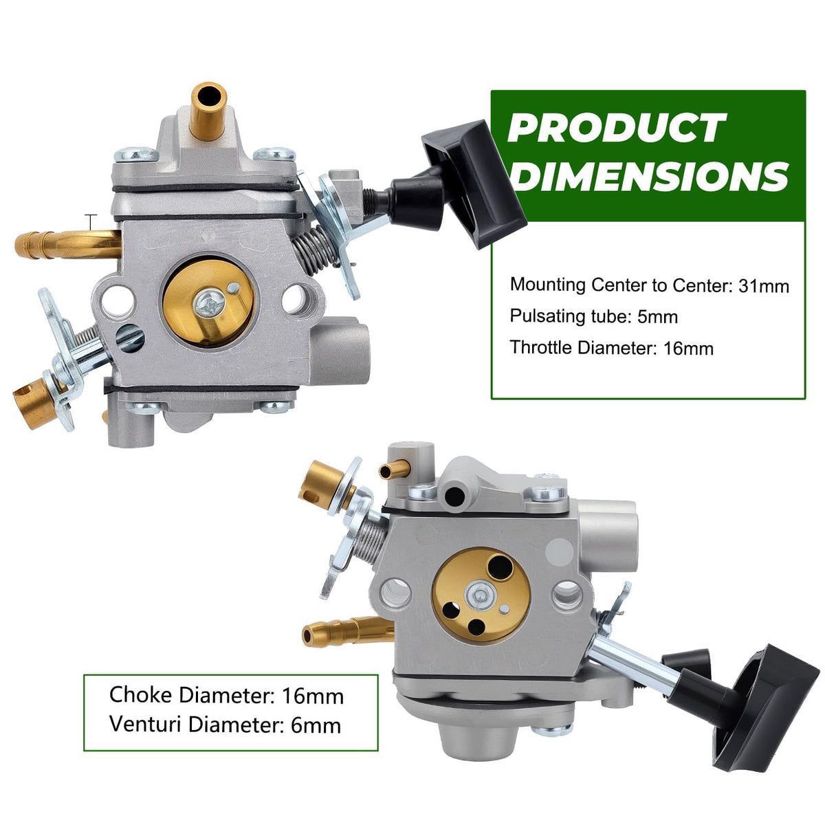 Dalom BR600 fuel lines included for secure fuel delivery