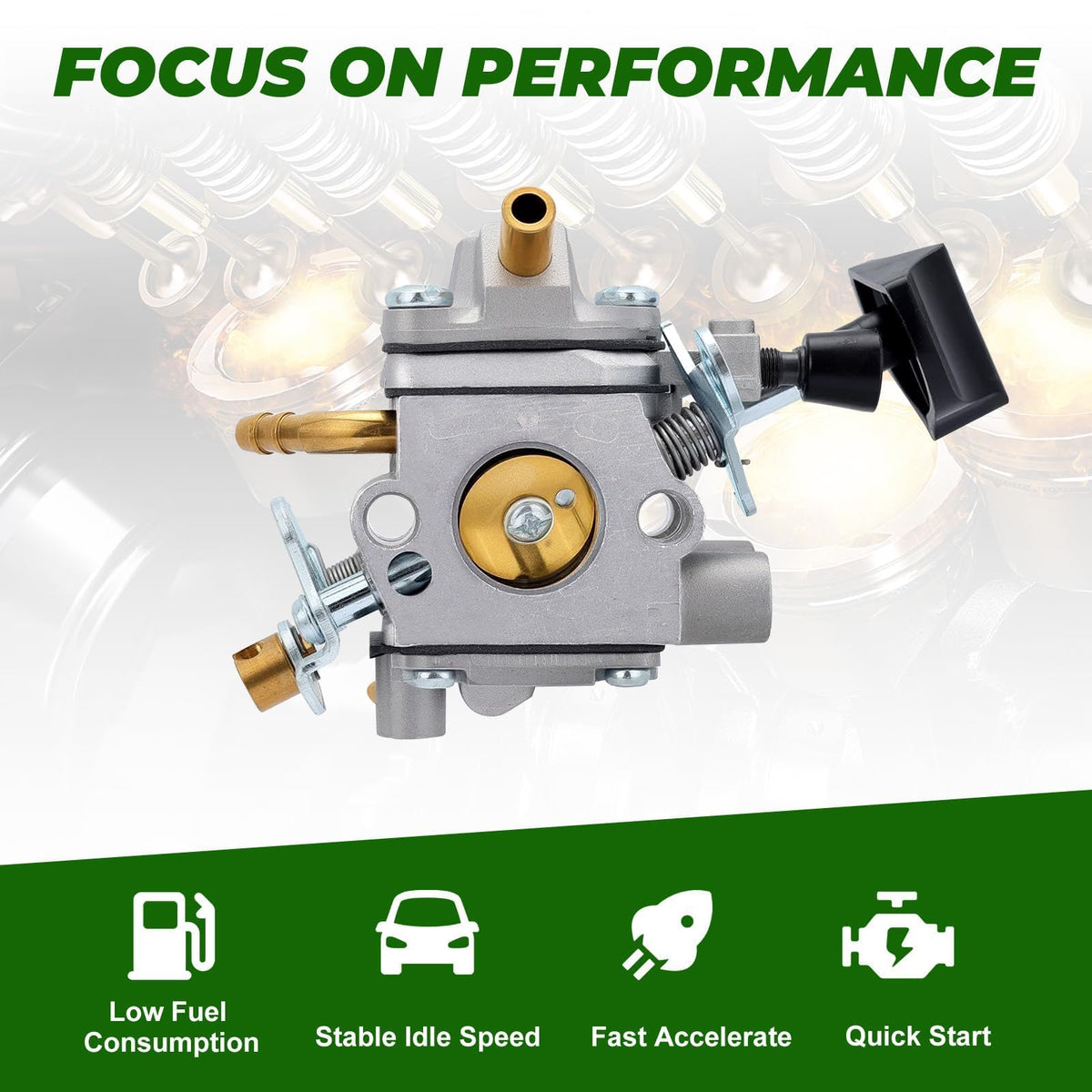 Dalom BR600 spark plug included for easy ignition performance