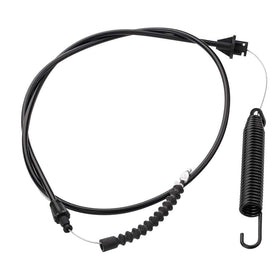 Dalom deck engagement cable close-up with durable fittings for Cub Cadet mowers