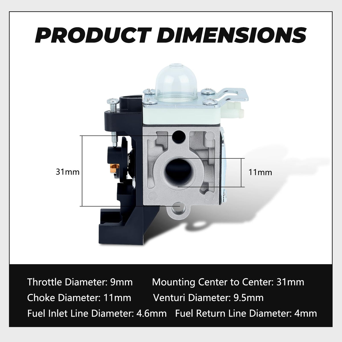 Dalom foam filter for SRM-225 improves air flow and engine protection.