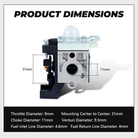 Dalom foam filter for SRM-225 improves air flow and engine protection.