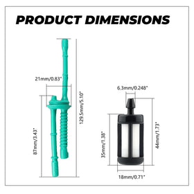 Dalom FS55R two fuel filters support consistent filtration during use