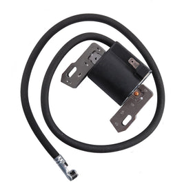 Dalom ignition coil module mounted on a vertical engine for reliable fitment.