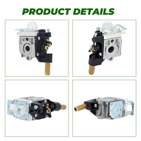 Dalom SRM 230 carburetor components laid out for inspection.