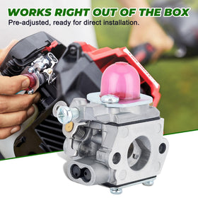 Dalom TB22EC carburetor diaphragm parts shown for easy maintenance and strong fuel delivery