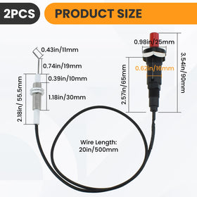 DALQUIS twenty-inch ignition wire enables flexible installation
