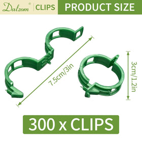 Dalzom tomato clips buckle design secures branches without slipping