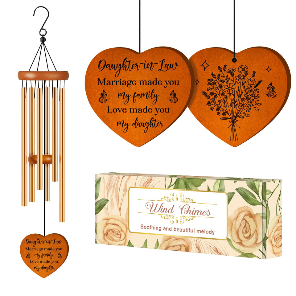 Damaigiift daughter-in-law wind chime gift with delicate sound and charm.