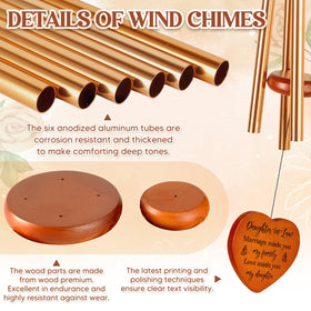 Damaigiift indoor wind chime enhances cozy living room ambiance.